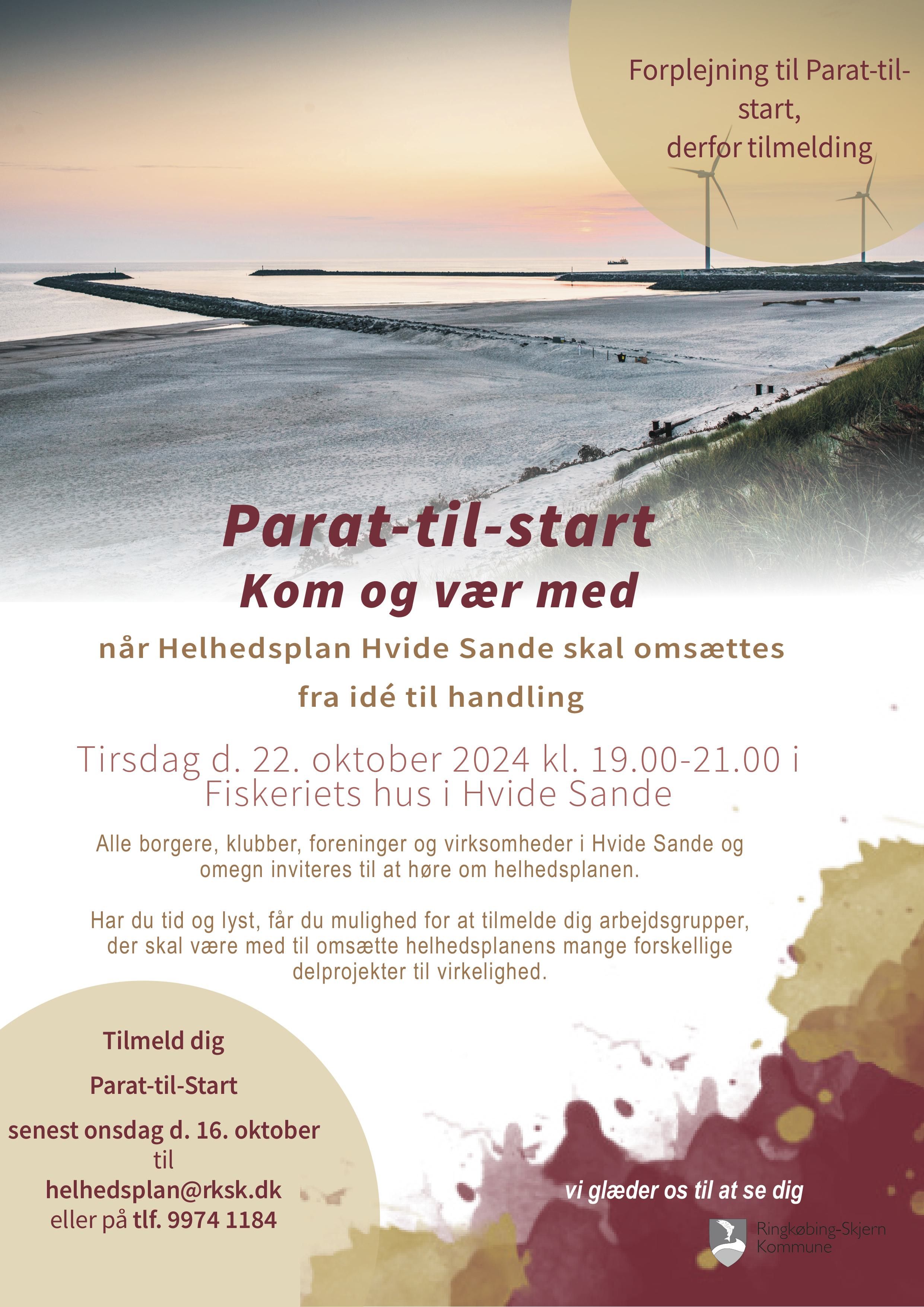 Invitation til Parat til start mødet på helhedsplanen